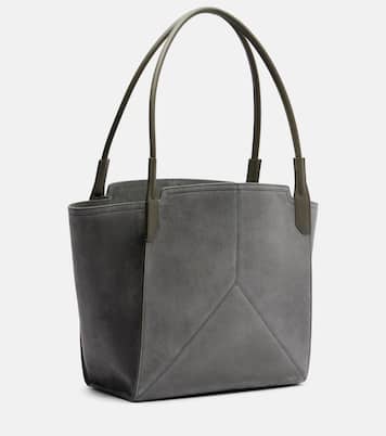Victoria Small suede top-handle bag | Victoria Beckham