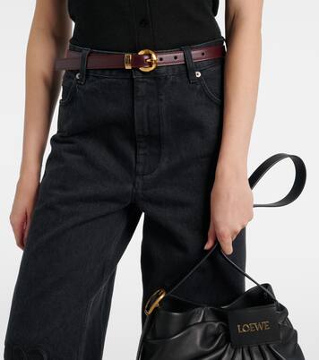 Pebble leather belt | Loewe