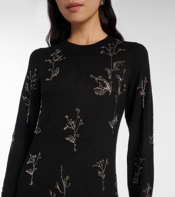 Beaded wool and silk maxi dress | Altuzarra