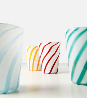 Set of 4 striped glasses  | Bitossi