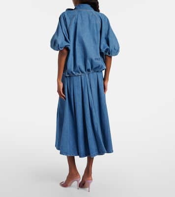Denim midi skirt | Patou