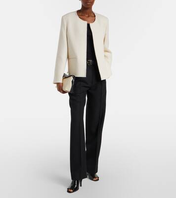 Fluid wool-blend jacket | Toteme
