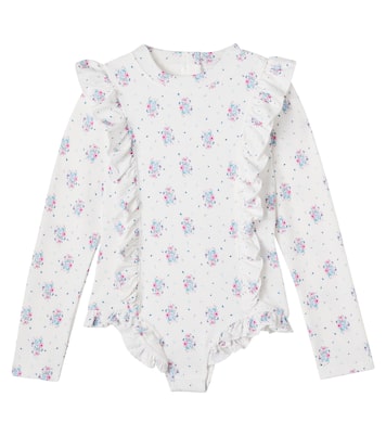 Aurelie floral ruffled swimsuit | Louise Misha