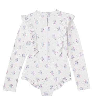 Aurelie floral ruffled swimsuit | Louise Misha