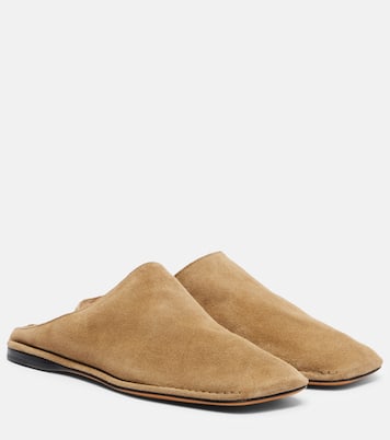 Slippers Piper aus Veloursleder | The Row
