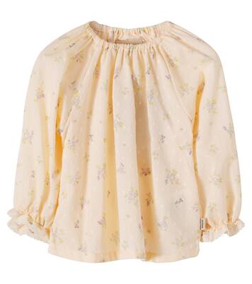 Baby Merle floral cotton blouse | Wheat