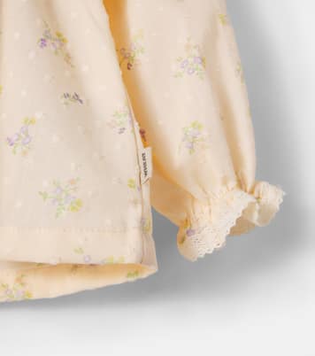 Baby Merle floral cotton blouse | Wheat