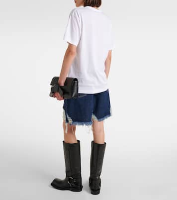 Camiseta de jersey de algodón con logo | Acne Studios