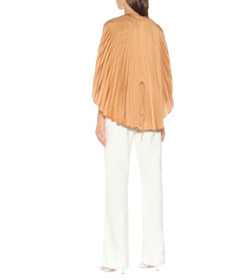 Moama pleated satin top | Stella McCartney