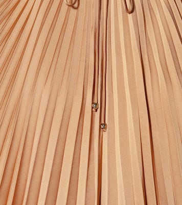 Moama pleated satin top | Stella McCartney