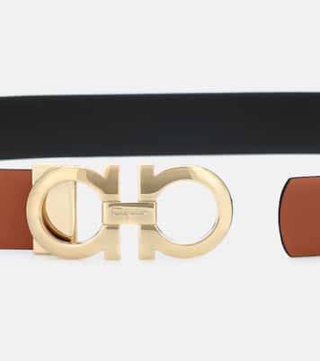 Gancini reversible leather belt | Ferragamo