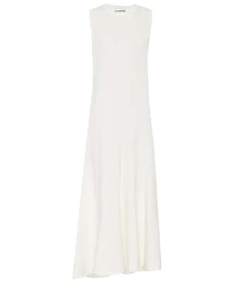 Vestido en mezcla de lino | Jil Sander