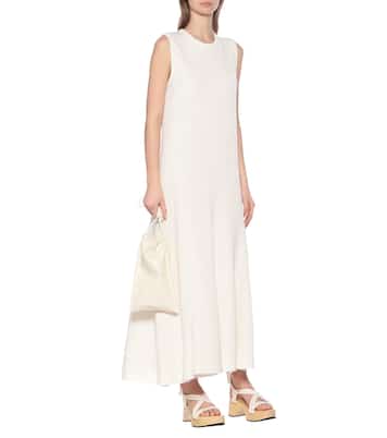 Vestido en mezcla de lino | Jil Sander