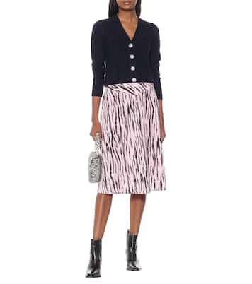Falda midi Senga con estampado de serpiente | Baum und Pferdgarten