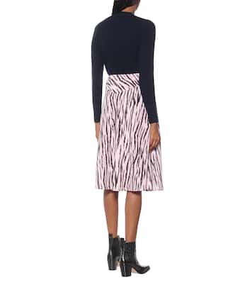 Falda midi Senga con estampado de serpiente | Baum und Pferdgarten
