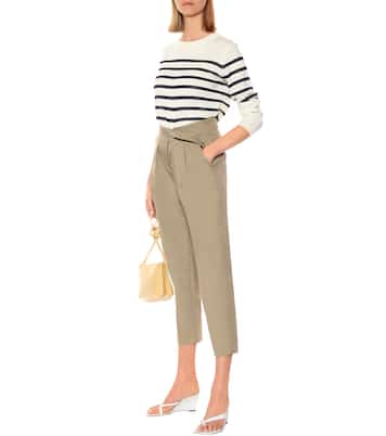 Sarah cotton-blend gabardine pants | A.P.C.