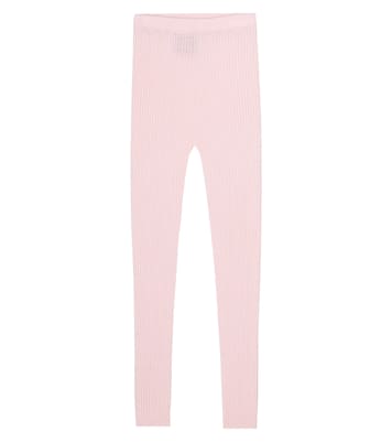 Leggings Comfy de cachemir acanalados | Loro Piana Kids