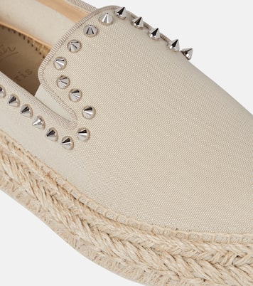 Espaboat studded canvas espadrilles | Christian Louboutin