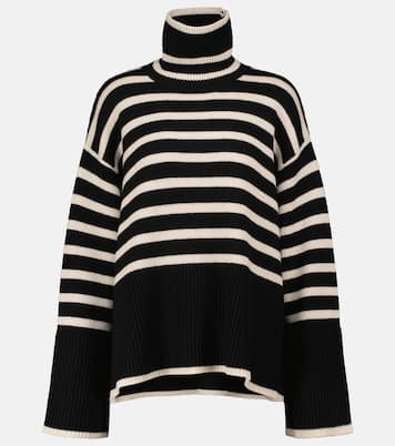 Rollkragenpullover aus Wolle und Baumwolle | Toteme