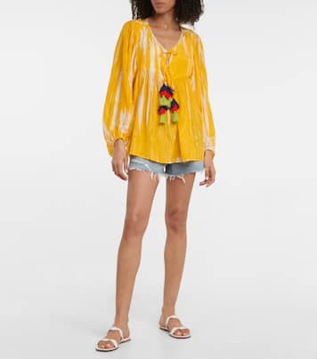 Top tie-dye in seta | Anna Kosturova