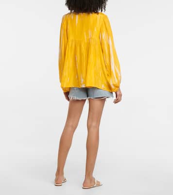 Top tie-dye in seta | Anna Kosturova