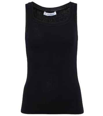 Cento cotton crêpe tank top | Max Mara