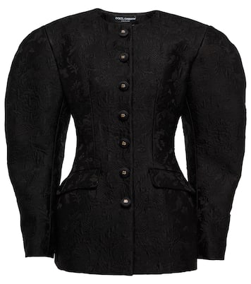 Jacquard cotton and silk jacket | Dolce&Gabbana