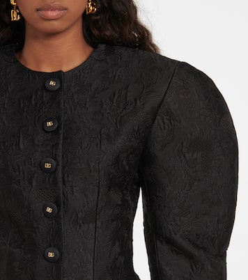 Jacquard cotton and silk jacket | Dolce&Gabbana