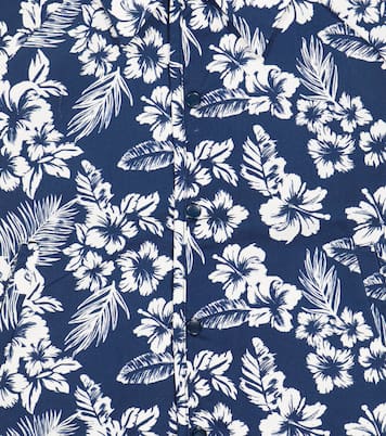 Camisa Hibiscus de sarga de algodón | The New Society