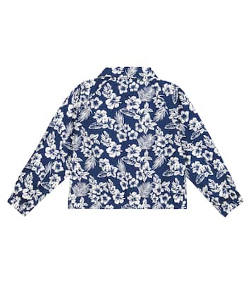 Camisa Hibiscus de sarga de algodón | The New Society