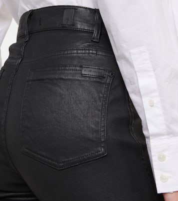 High-rise coated bootcut jeans | 7 For All Mankind