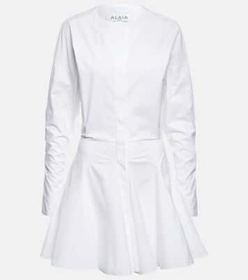 Cotton poplin minidress | Alaïa
