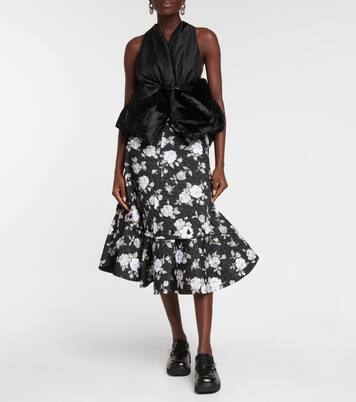 Top aus Samt | Noir Kei Ninomiya