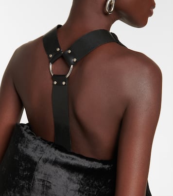 Top aus Samt | Noir Kei Ninomiya