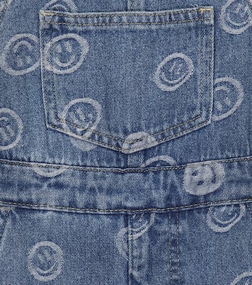 Aer printed denim dungarees | Molo