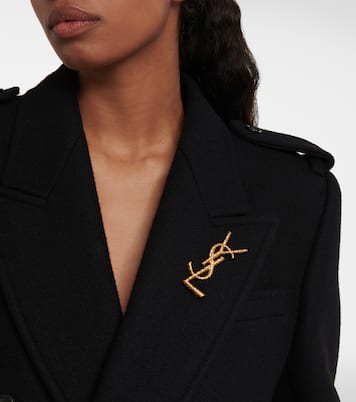 Spilla con monogramma | Saint Laurent