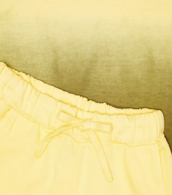 Cotton fleece T-shirt and shorts set | Il Gufo
