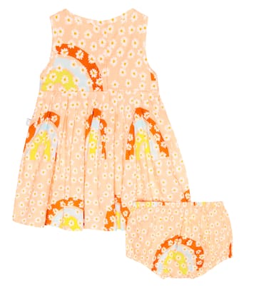 Baby - Abito e culottes in cotone con stampa | Stella McCartney Kids