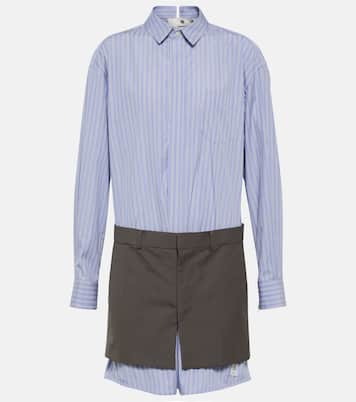 X Thomas Mason Minikleid aus Baumwolle | Sacai