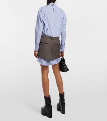 X Thomas Mason Minikleid aus Baumwolle | Sacai