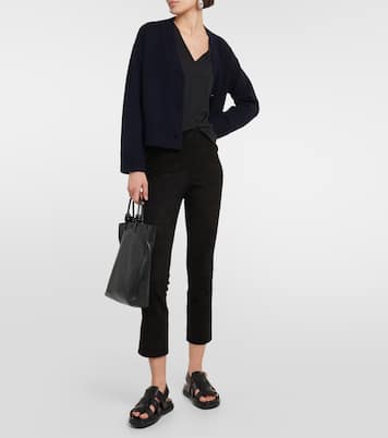 T-shirt in cotone con scollo a V | Vince