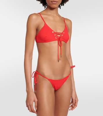 Top de bikini Marrakech con cordones | Melissa Odabash