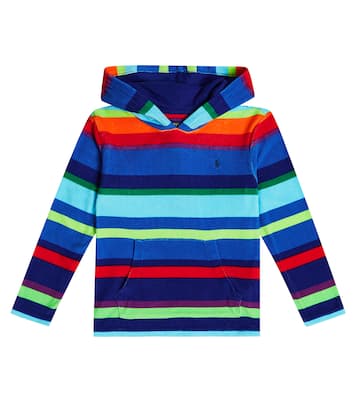 Sudadera en mezcla de algodón a rayas | Polo Ralph Lauren Kids