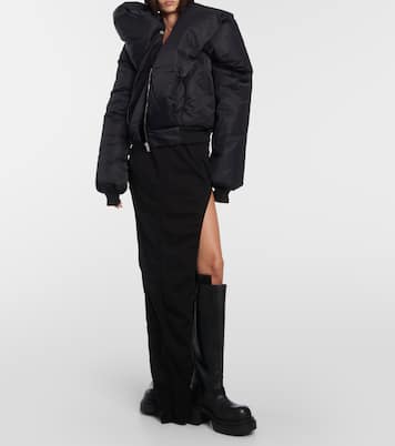 Doll draped bomber jacket | Rick Owens