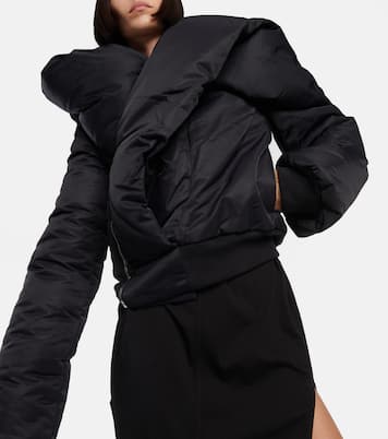 Doll draped bomber jacket | Rick Owens