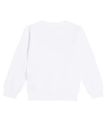 Sudadera en jersey de algodón con logo | Balmain Kids