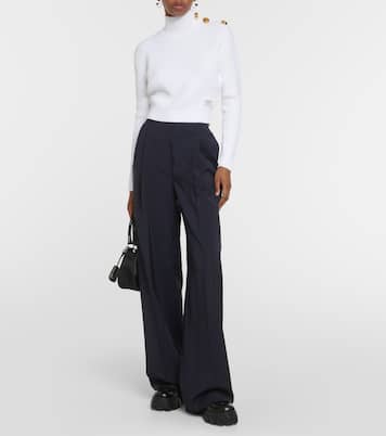 Dolcevita cropped in lana | Prada