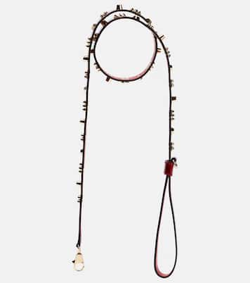 Loubileash embellished leather dog leash | Christian Louboutin