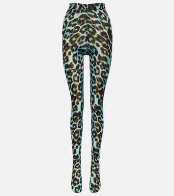 Collant Cadie con stampa leopardata | Alex Perry