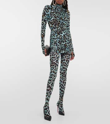 Collant Cadie con stampa leopardata | Alex Perry